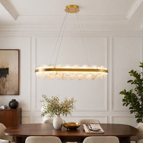 Alabaster led pendant - led,